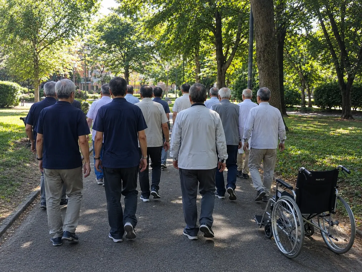 50代以上の男性グループ