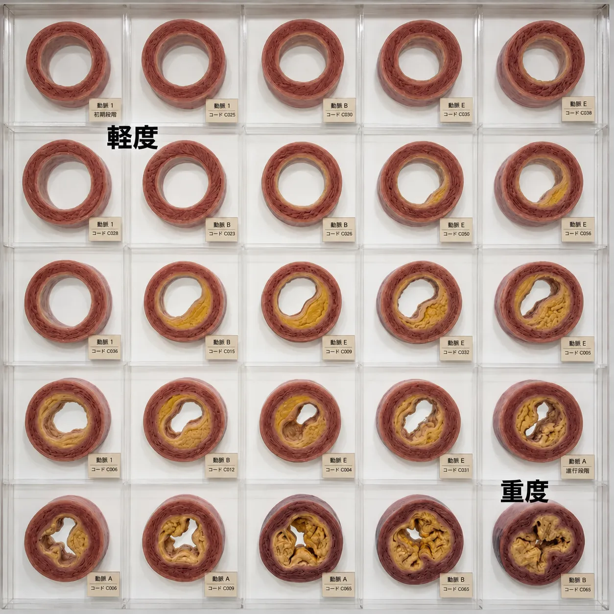 動脈閉塞の進行